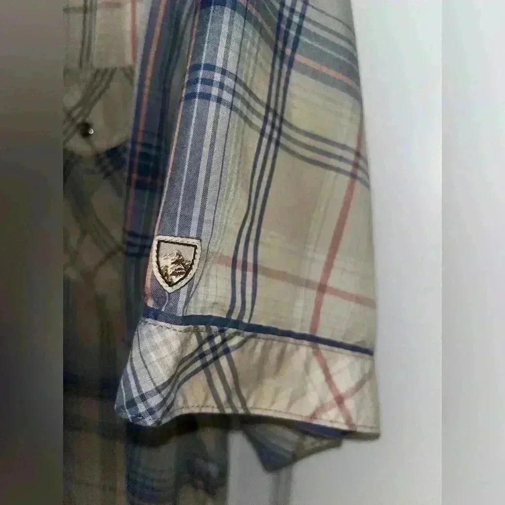 Kuhl Eluxur Snap Up mens Short Sleeve Shirt - Picture 3 of 4